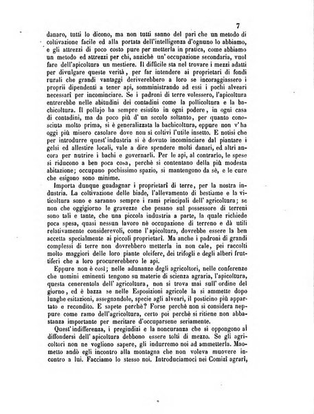 L'apicoltore giornale dell'Associazione centrale d'incoraggiamento per l'apicoltura in Italia