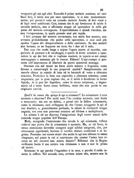 L'apicoltore giornale dell'Associazione centrale d'incoraggiamento per l'apicoltura in Italia