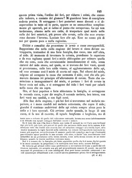 L'apicoltore giornale dell'Associazione centrale d'incoraggiamento per l'apicoltura in Italia