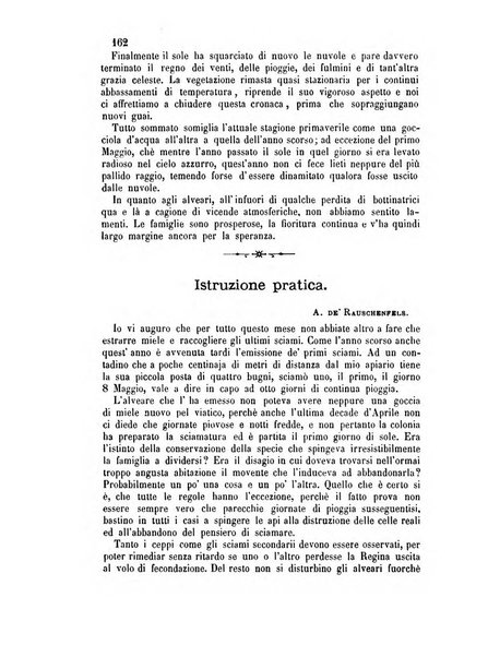 L'apicoltore giornale dell'Associazione centrale d'incoraggiamento per l'apicoltura in Italia