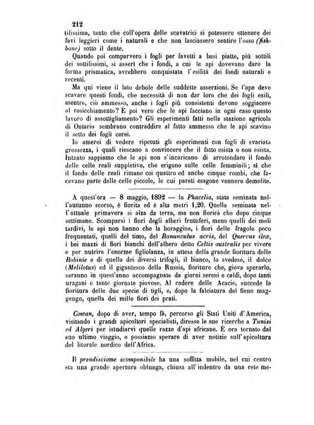 L'apicoltore giornale dell'Associazione centrale d'incoraggiamento per l'apicoltura in Italia