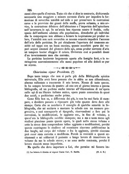 L'apicoltore giornale dell'Associazione centrale d'incoraggiamento per l'apicoltura in Italia