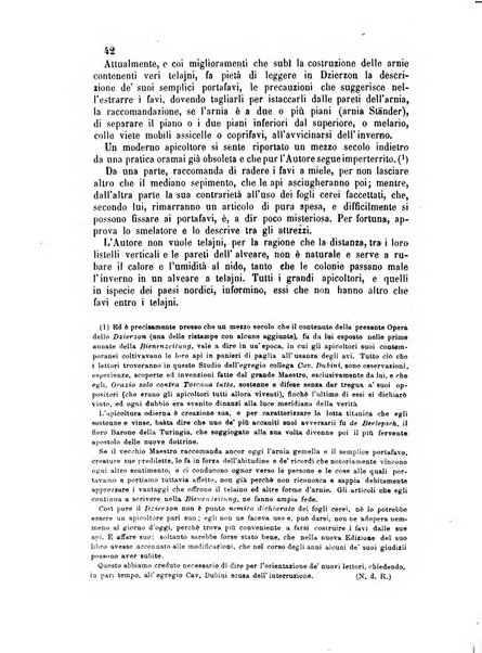 L'apicoltore giornale dell'Associazione centrale d'incoraggiamento per l'apicoltura in Italia