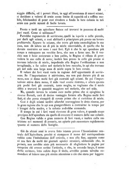 L'apicoltore giornale dell'Associazione centrale d'incoraggiamento per l'apicoltura in Italia