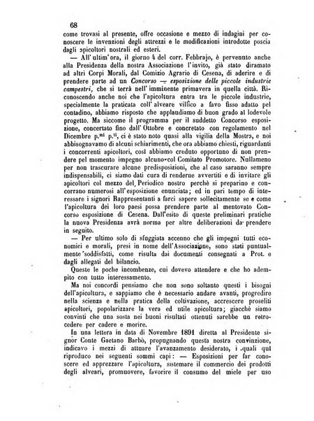 L'apicoltore giornale dell'Associazione centrale d'incoraggiamento per l'apicoltura in Italia