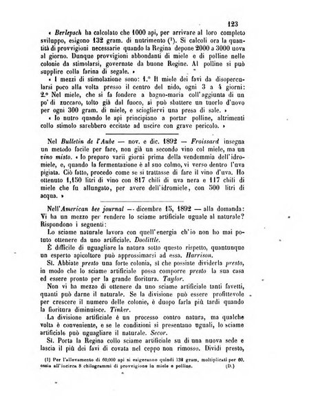 L'apicoltore giornale dell'Associazione centrale d'incoraggiamento per l'apicoltura in Italia