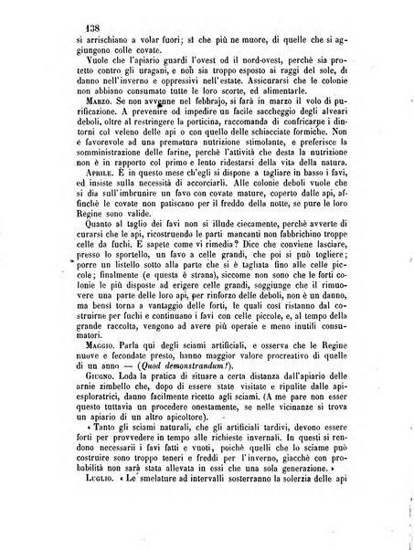 L'apicoltore giornale dell'Associazione centrale d'incoraggiamento per l'apicoltura in Italia