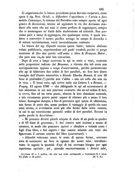 L'apicoltore giornale dell'Associazione centrale d'incoraggiamento per l'apicoltura in Italia