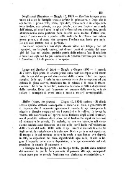 L'apicoltore giornale dell'Associazione centrale d'incoraggiamento per l'apicoltura in Italia