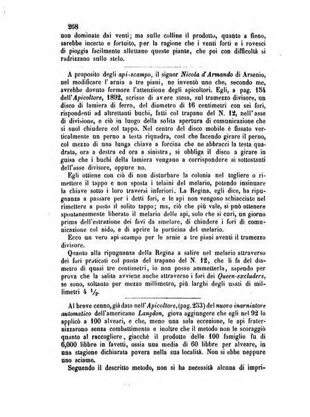 L'apicoltore giornale dell'Associazione centrale d'incoraggiamento per l'apicoltura in Italia