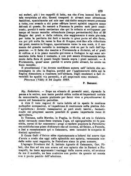 L'apicoltore giornale dell'Associazione centrale d'incoraggiamento per l'apicoltura in Italia