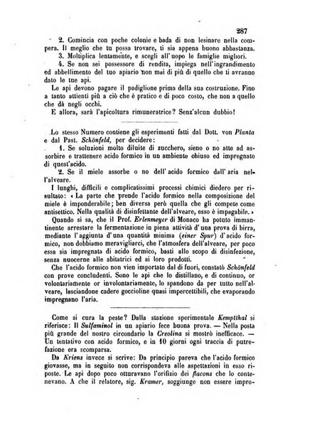 L'apicoltore giornale dell'Associazione centrale d'incoraggiamento per l'apicoltura in Italia