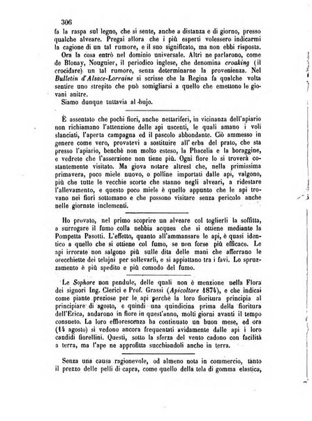 L'apicoltore giornale dell'Associazione centrale d'incoraggiamento per l'apicoltura in Italia