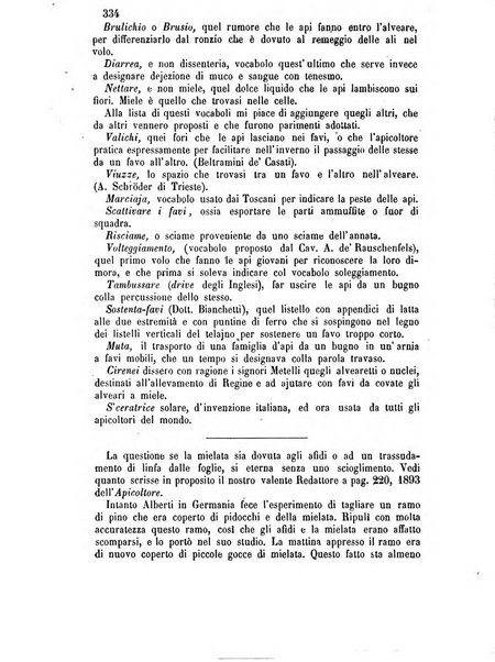 L'apicoltore giornale dell'Associazione centrale d'incoraggiamento per l'apicoltura in Italia