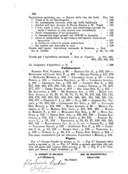 L'apicoltore giornale dell'Associazione centrale d'incoraggiamento per l'apicoltura in Italia