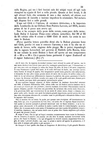 L'apicoltore giornale dell'Associazione centrale d'incoraggiamento per l'apicoltura in Italia