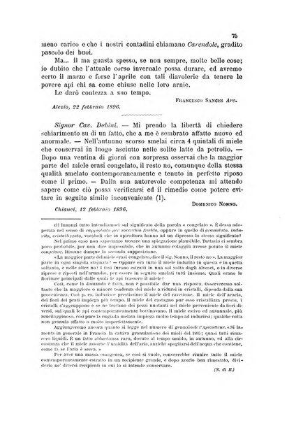 L'apicoltore giornale dell'Associazione centrale d'incoraggiamento per l'apicoltura in Italia