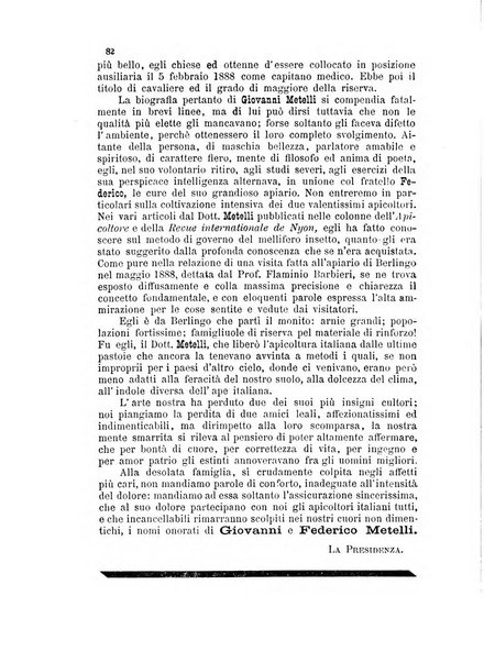 L'apicoltore giornale dell'Associazione centrale d'incoraggiamento per l'apicoltura in Italia