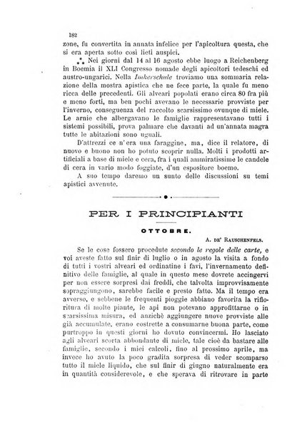 L'apicoltore giornale dell'Associazione centrale d'incoraggiamento per l'apicoltura in Italia