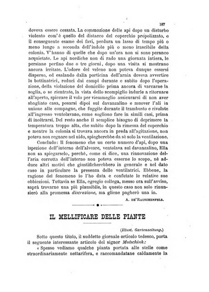 L'apicoltore giornale dell'Associazione centrale d'incoraggiamento per l'apicoltura in Italia