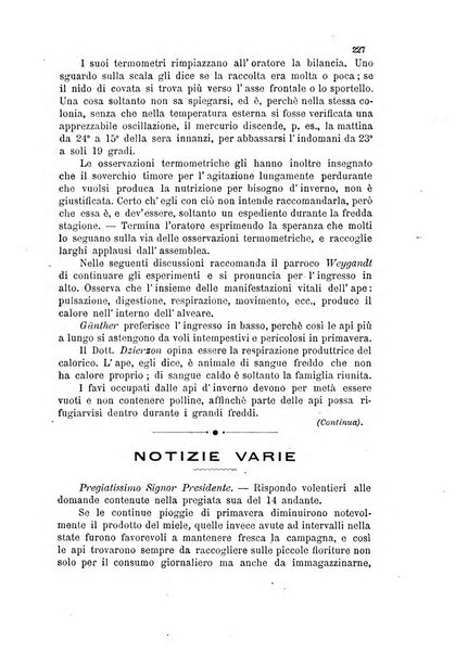 L'apicoltore giornale dell'Associazione centrale d'incoraggiamento per l'apicoltura in Italia