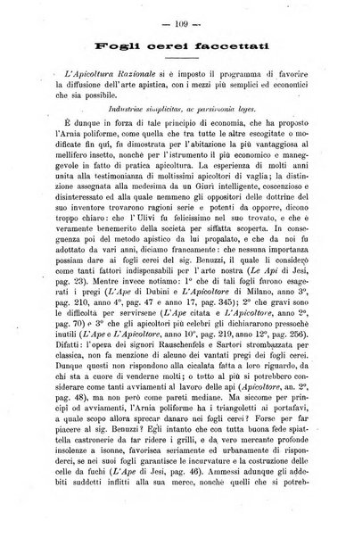 L' apicoltura razionale risorta in Italia