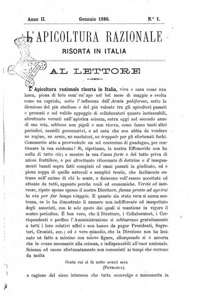 L' apicoltura razionale risorta in Italia