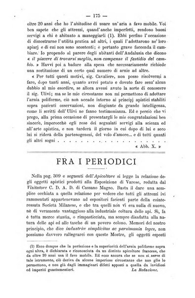 L' apicoltura razionale risorta in Italia