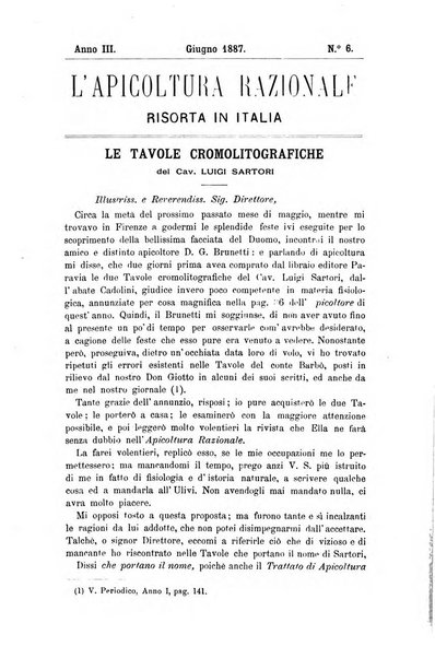 L' apicoltura razionale risorta in Italia