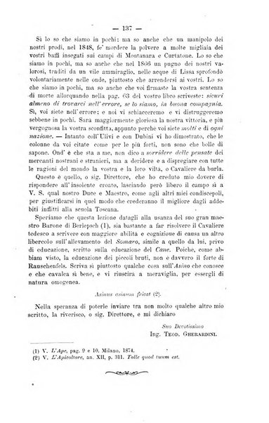 L' apicoltura razionale risorta in Italia