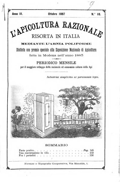 L' apicoltura razionale risorta in Italia