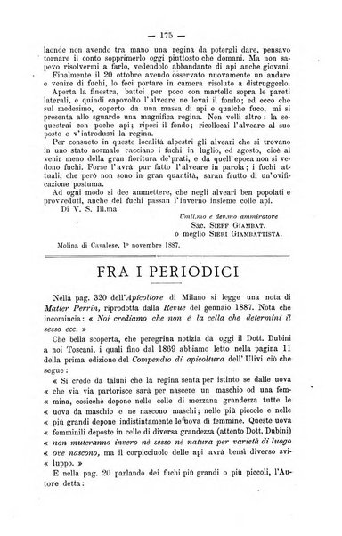 L' apicoltura razionale risorta in Italia