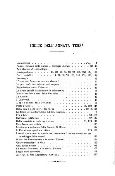 L' apicoltura razionale risorta in Italia