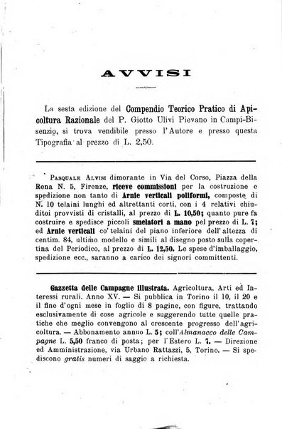 L' apicoltura razionale risorta in Italia