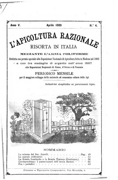 L' apicoltura razionale risorta in Italia