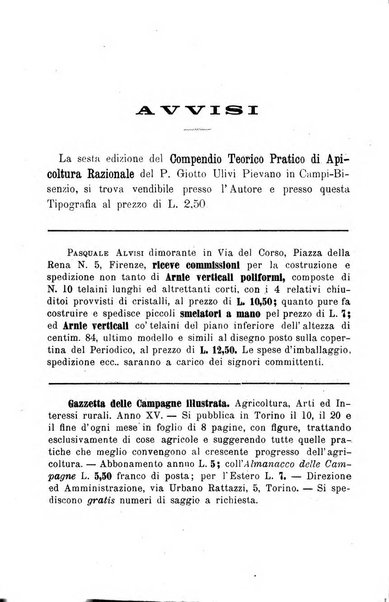 L' apicoltura razionale risorta in Italia