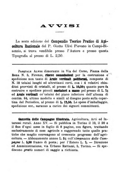 L' apicoltura razionale risorta in Italia