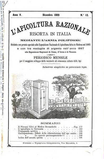 L' apicoltura razionale risorta in Italia