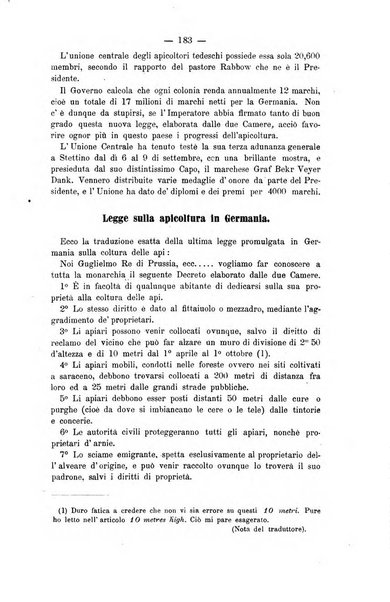 L' apicoltura razionale risorta in Italia