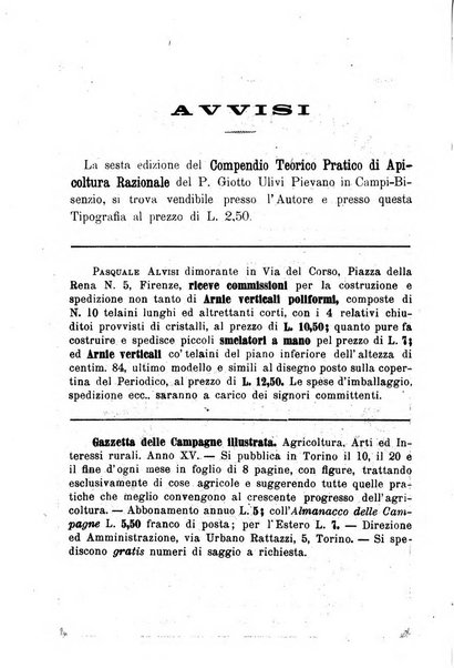 L' apicoltura razionale risorta in Italia