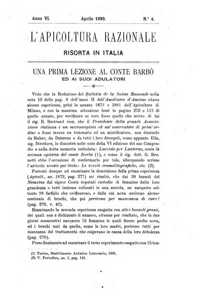 L' apicoltura razionale risorta in Italia