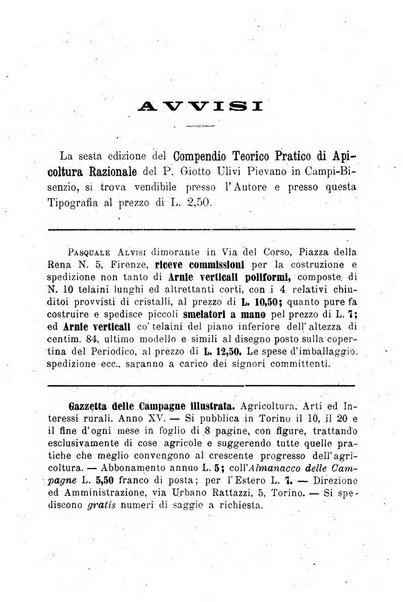 L' apicoltura razionale risorta in Italia