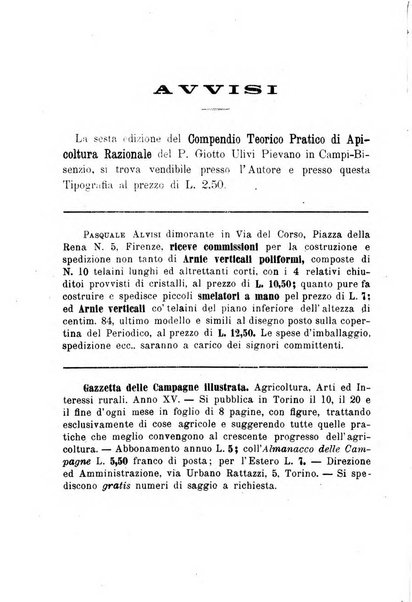 L' apicoltura razionale risorta in Italia