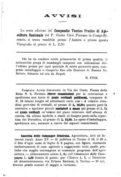 L' apicoltura razionale risorta in Italia