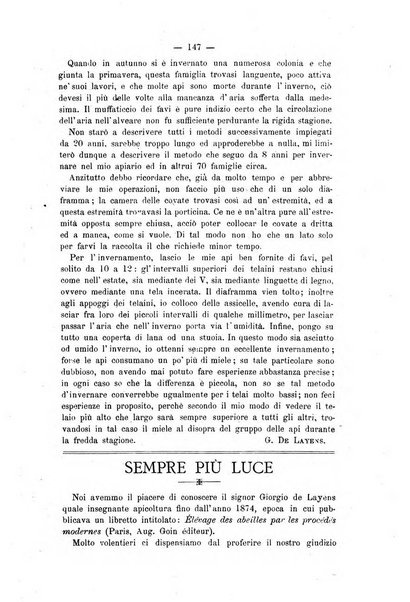 L' apicoltura razionale risorta in Italia