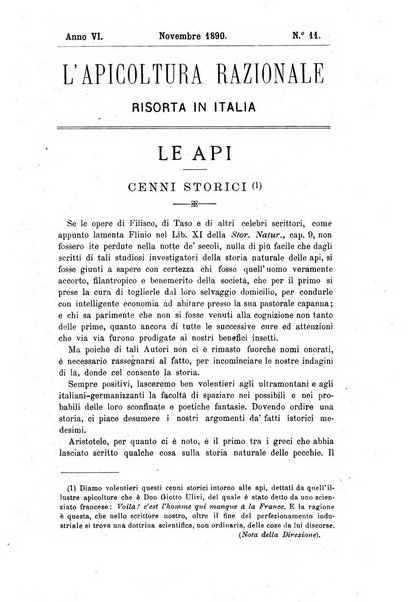 L' apicoltura razionale risorta in Italia