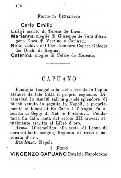 L'araldo almanacco nobiliare del napoletano