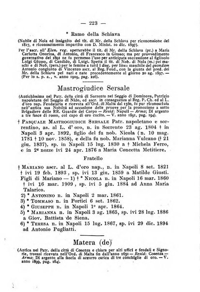 L'araldo almanacco nobiliare del napoletano