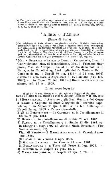 L'araldo almanacco nobiliare del napoletano