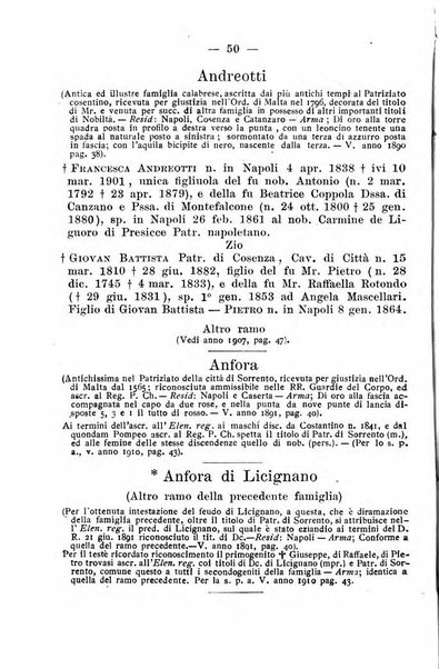 L'araldo almanacco nobiliare del napoletano